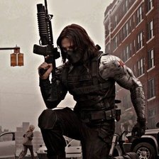 Схема вышивки «Winter soldier (Первый мститель: другая война)»