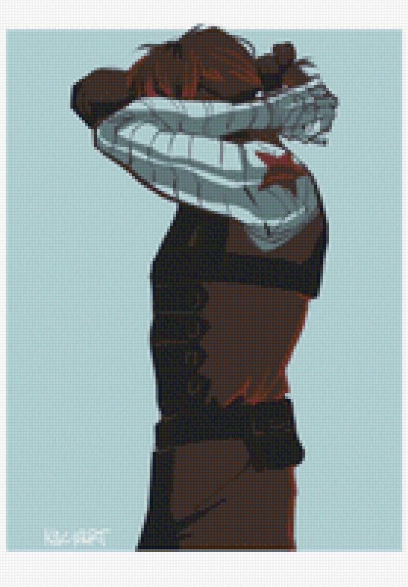 Баки Барнс _Зимний солдат_ - баки барнс, супергерои, winter soldier, зимний солдат, marvel - предпросмотр