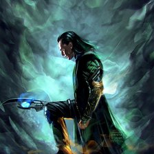 Схема вышивки «Локи (марвел)»