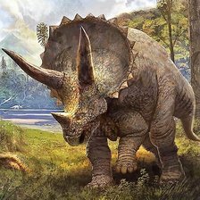 Схема вышивки «Динозавр»