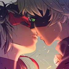 Схема вышивки «Леди баг и супер-кот_love_»