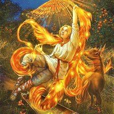 Схема вышивки «Конёк горбунок»