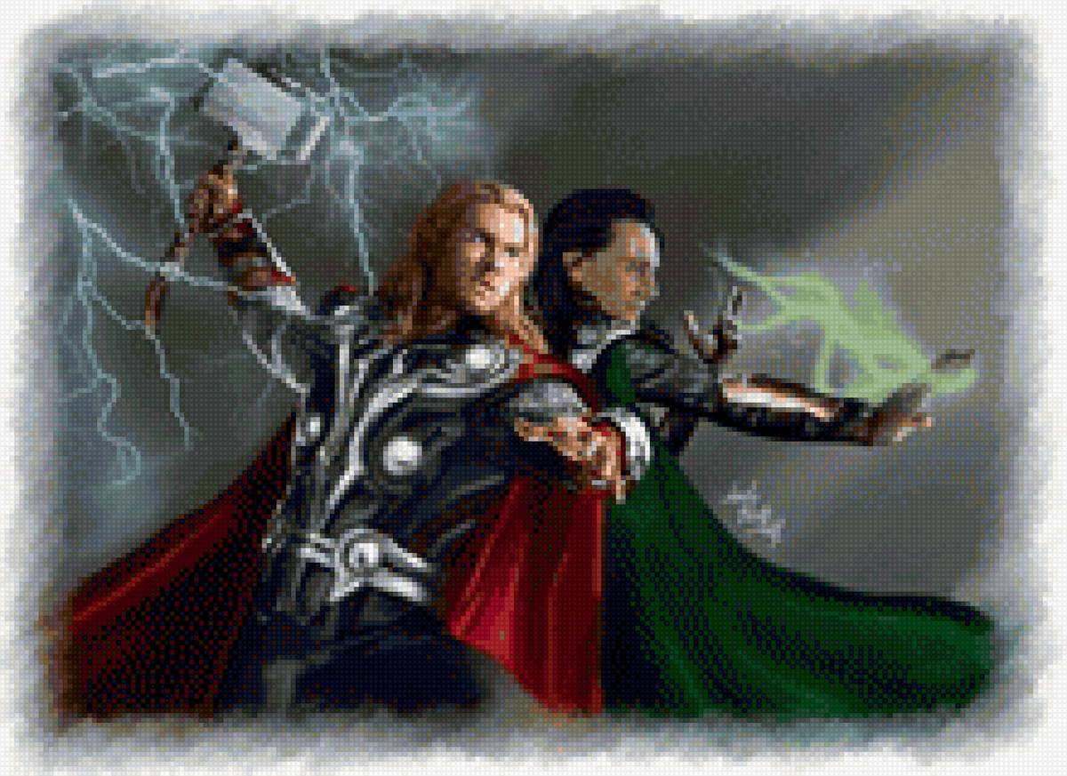 Loki & Thor (Marvel) - marvel, локи, loki, thor, тор, марвел - предпросмотр