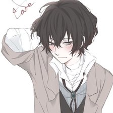 Схема вышивки «/Дазай Осаму/»