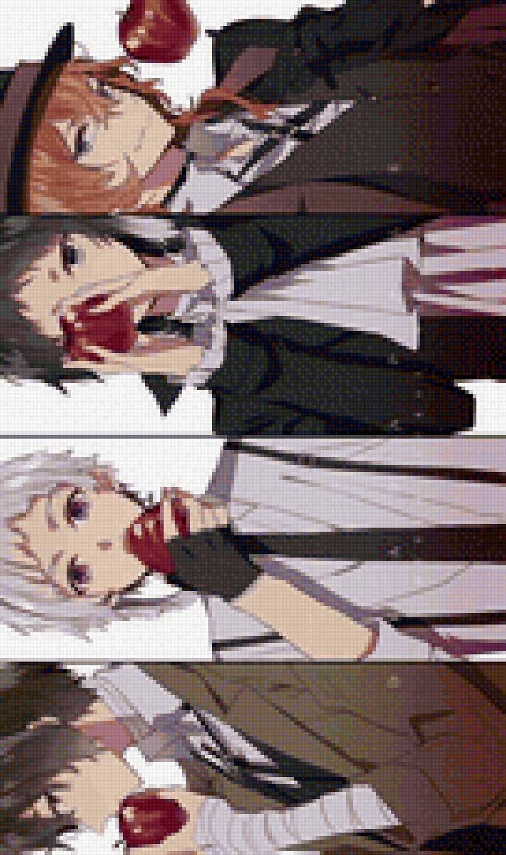 Аниме "Бродячие псы" - бродячие псы, чуя, ацуши, дазай, аниме, акутагава - предпросмотр