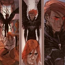 Схема вышивки «Комикс Bubble (сцена с Разумовским)»