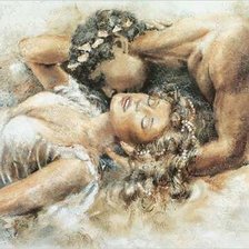 Схема вышивки «Pareja»