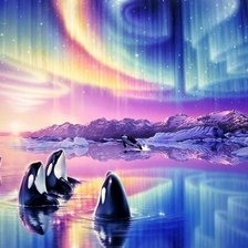 Схема вышивки «Северное сияние»