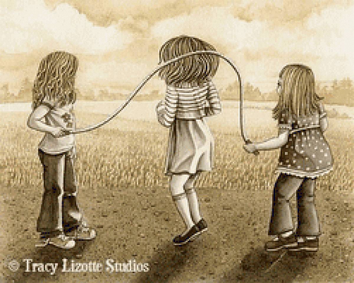 niñas jugando - предпросмотр