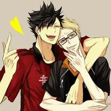 Схема вышивки «_Цууууки и Куроо_»