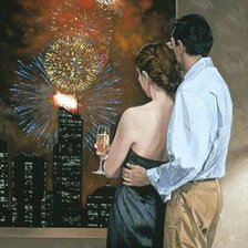 Схема вышивки «пара»