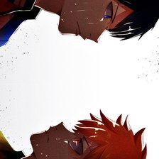 Схема вышивки «Кагеяма и Хината <3»