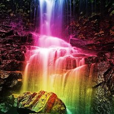 Схема вышивки «Водопад»