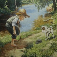 Схема вышивки «Дети»