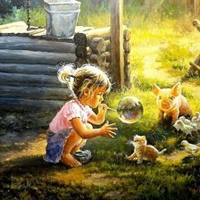 Схема вышивки «Дети»