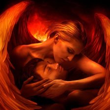 Схема вышивки «Падшие ангелы»