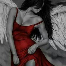 Схема вышивки «Ангел»