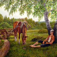 Схема вышивки «Отдых»