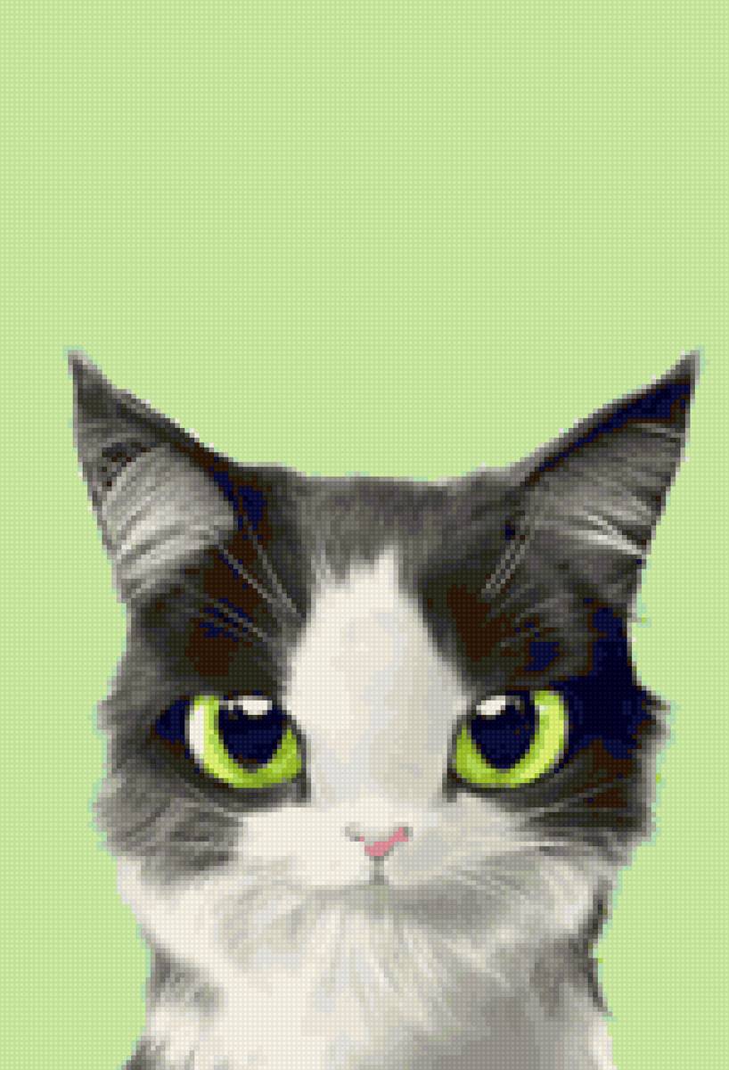 Милашка котик - для детской, кот - предпросмотр