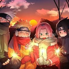 Схема вышивки «Команда 7 малыши»