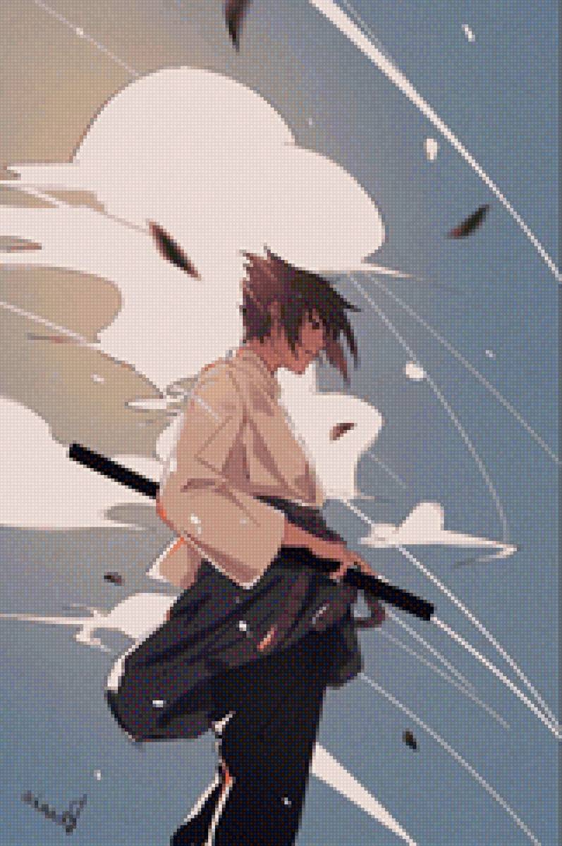 Саааске Учиха - учиха, саске, наруто, аниме - предпросмотр