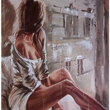 Схема вышивки «Ожидание»