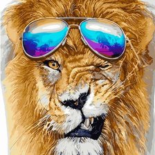 Схема вышивки «Лев»