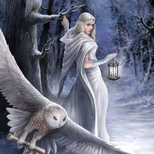 Схема вышивки «Ночь»