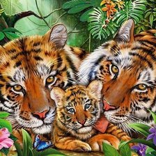 Схема вышивки «дикие»