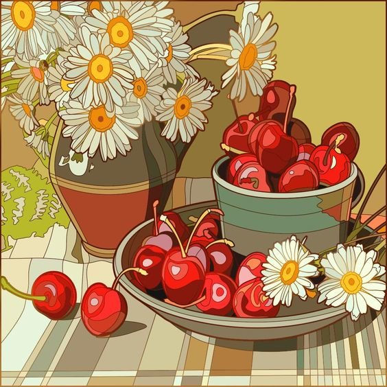 натюрморт - рисунок - оригинал