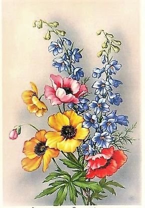 букет - рисунок - оригинал