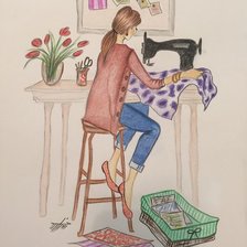 Схема вышивки «dona cosin»