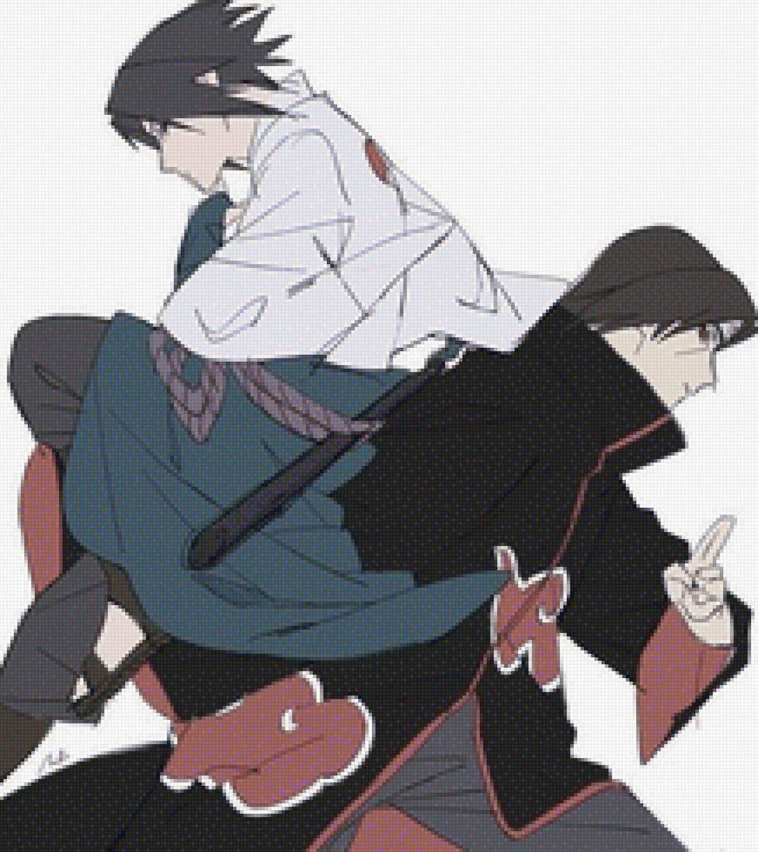 Братья Учихи (Саске и Итачи) - аниме, наруто, саске, итачи, учиха - предпросмотр