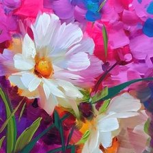 Схема вышивки «Цветы»