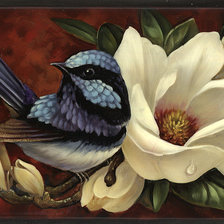 Схема вышивки «магнолия»