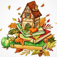 Схема вышивки «Домик»