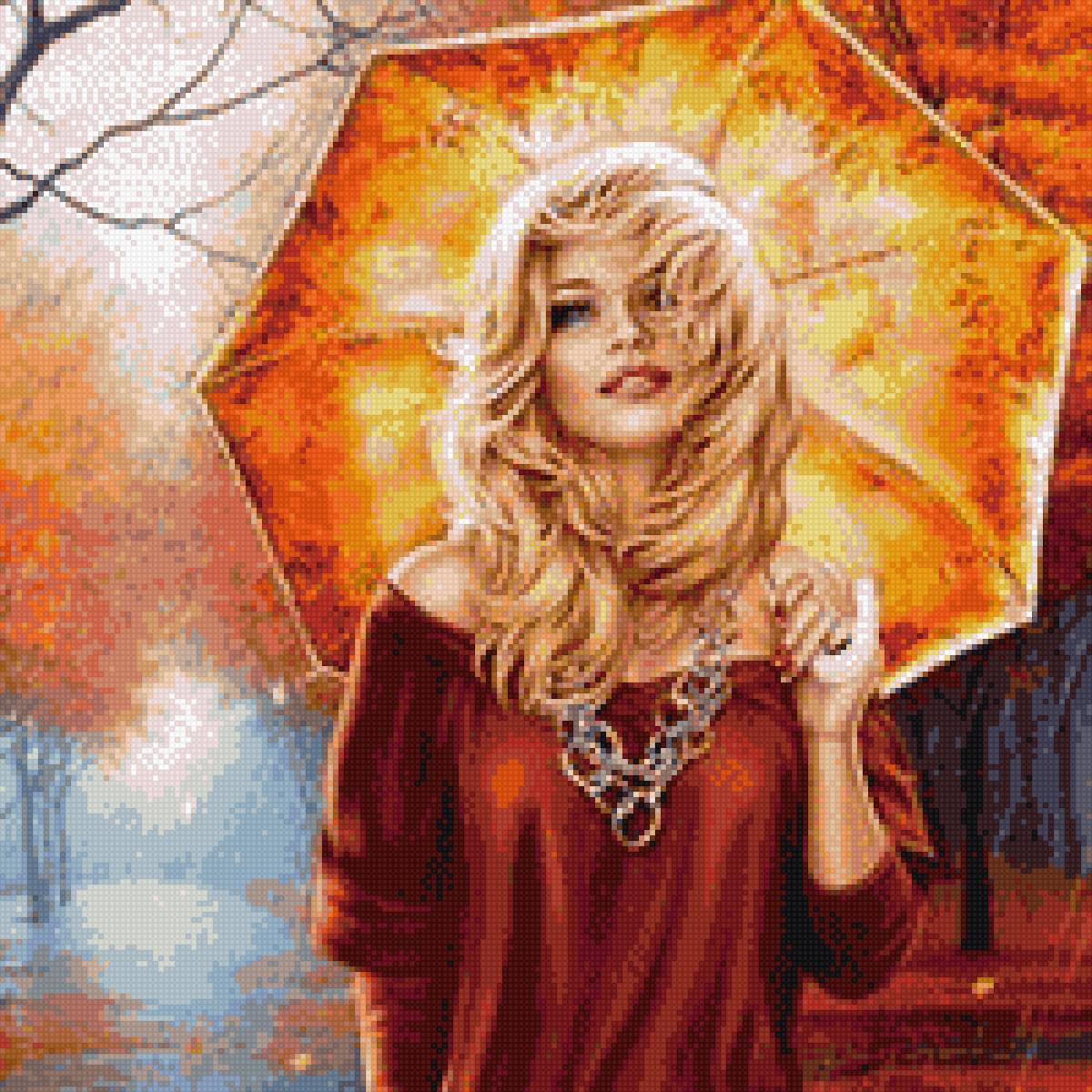 Девушка под зантом - девушка. дева. люди - предпросмотр