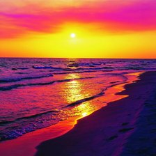 Схема вышивки «Закат»