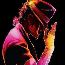 Схема вышивки «Майкл Джексон»