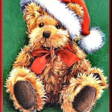 Схема вышивки «медвеженок»