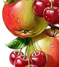 Схема вышивки «Дары лета»