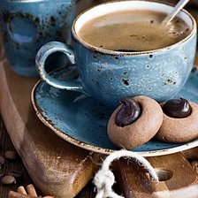 Схема вышивки «Чашка кофе»