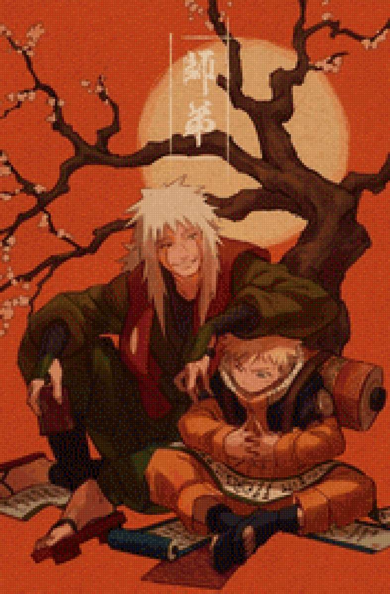 Наруто и Джирайя - ученик и учитель) - аниме, джирайя, наруто - предпросмотр