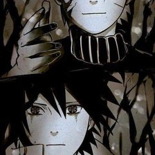 Схема вышивки «///Naruto & Sasuke///»