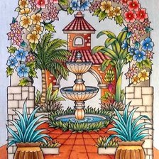 Схема вышивки «терраса»