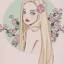 Схема вышивки «Дева»