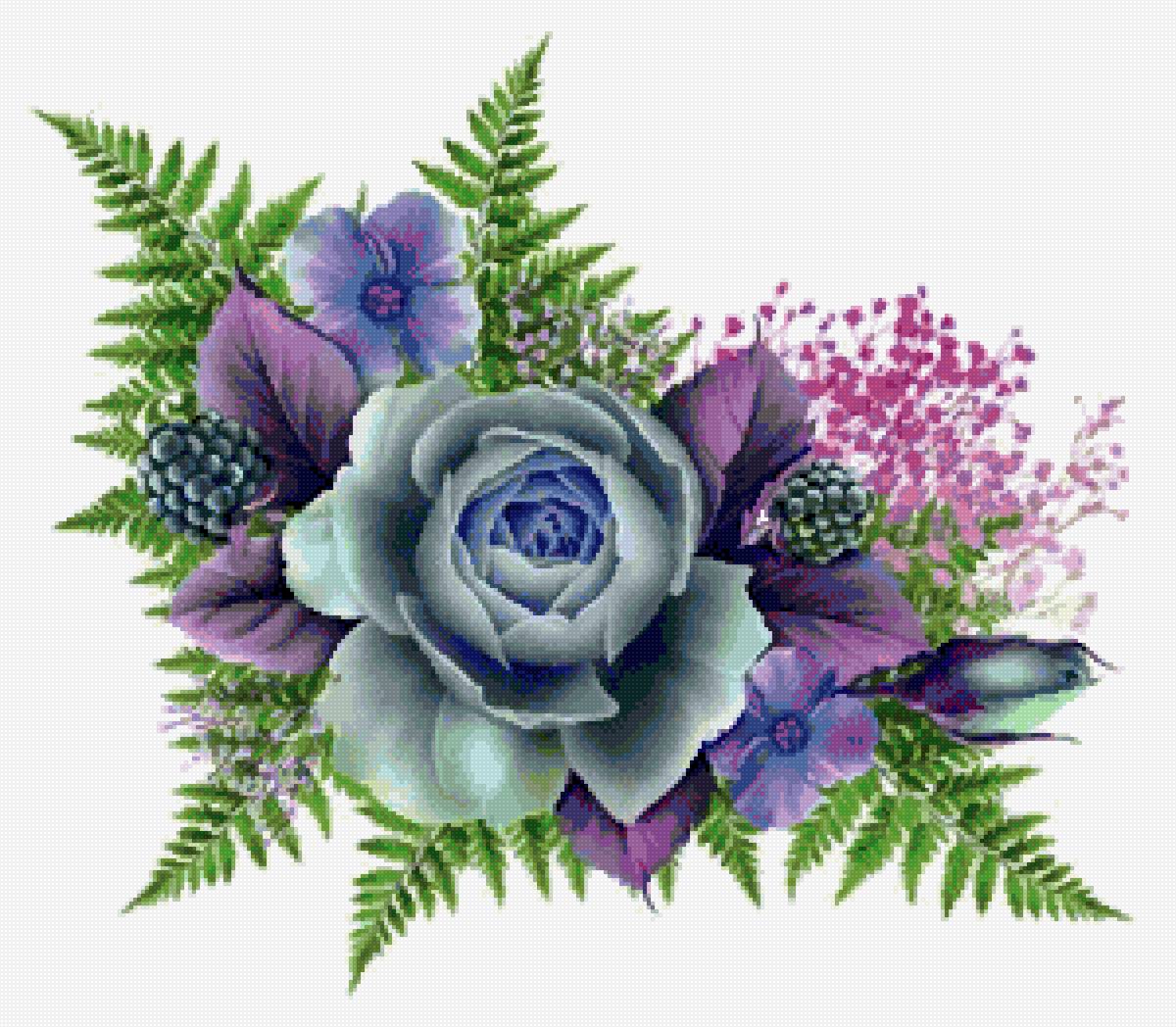 Роза - цветочный декор - предпросмотр