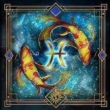 Схема вышивки «Рыбы»