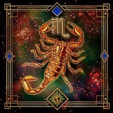 Схема вышивки «Скорпион»