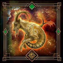 Схема вышивки «Козерог»